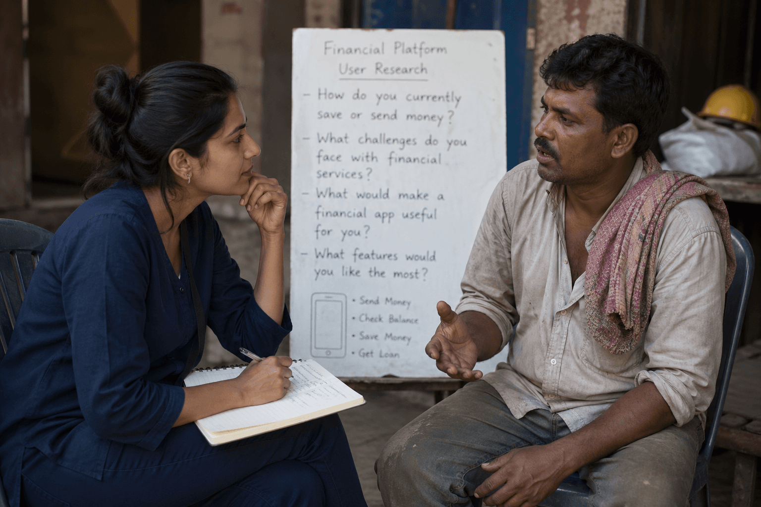 myZoi team conducting in-field worker research